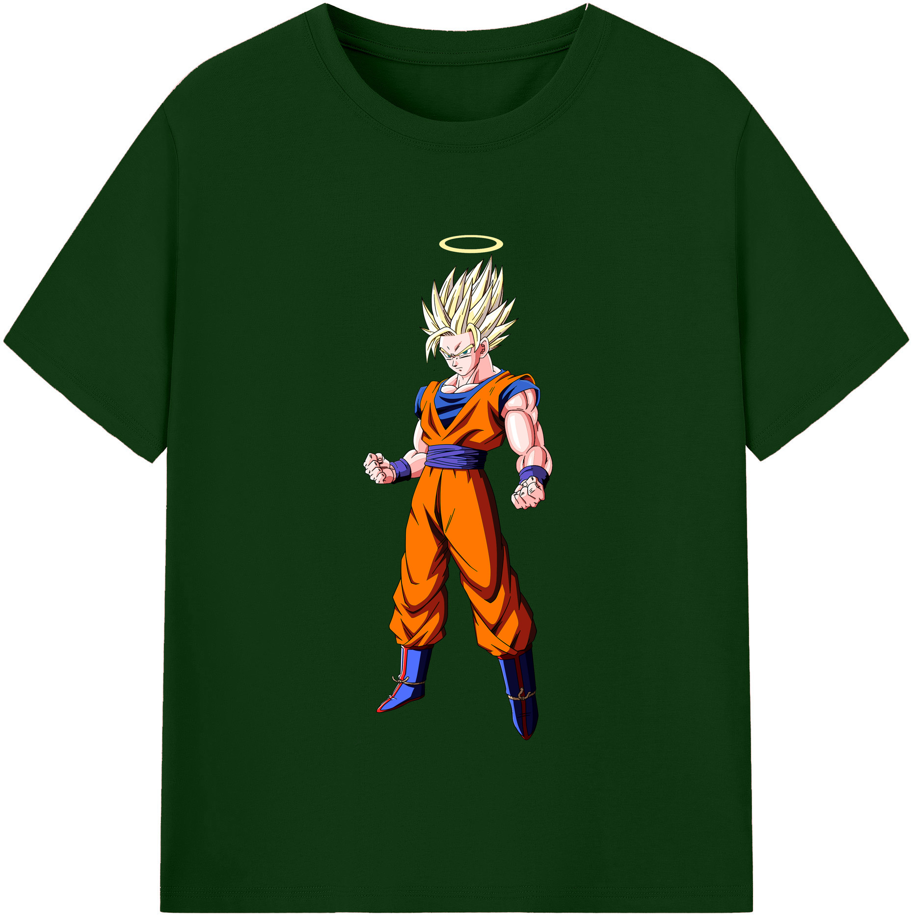 （画像用） ドラゴンボール 孫悟空（そん ごくう）Son Goku カカロット DRAGON BALL Kakarotto 綿100％半袖Tシャツ（フロントプリント）